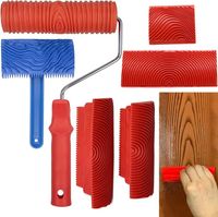 Stemple Wałek wyciskanie imitacji drewna 6 szt,MS3/MS21/MS17