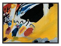 Plakat Kandinsky abstrakcja 40x50 cm w czarnej ramie