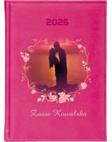KALENDARZ A5 2026 DZIENNY KSIĄŻKOWY NADRUK UV Z TWOIM ZDJĘCIEM IMIENIEM