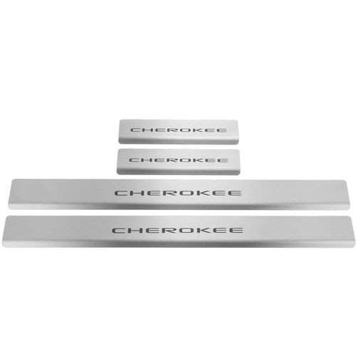 Listwa progowa JEEP CHEROKEE MK5 KL Stal nierdzewna 304 mat 4szt na Arena.pl