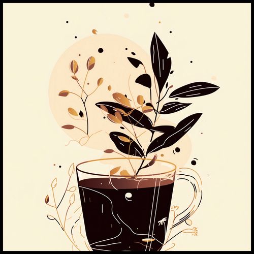 Plakat 80x80cm Jesienna Donica na Arena.pl