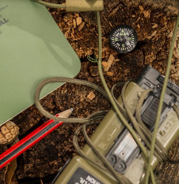 HELIKON Kompas Button Compass Large Czarny zdjęcie 4