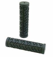 Chwyty rowerowe na kierownicę gumowe czarne