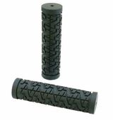 Chwyty rowerowe na kierownicę gumowe czarne