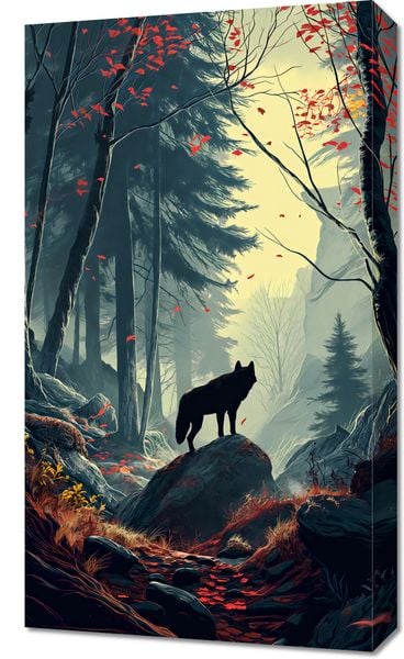 Obraz 40x70cm Leśne Echa zdjęcie 1