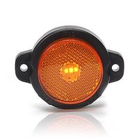 Lampa LED pozycyjna boczna żółta okrągła (654)