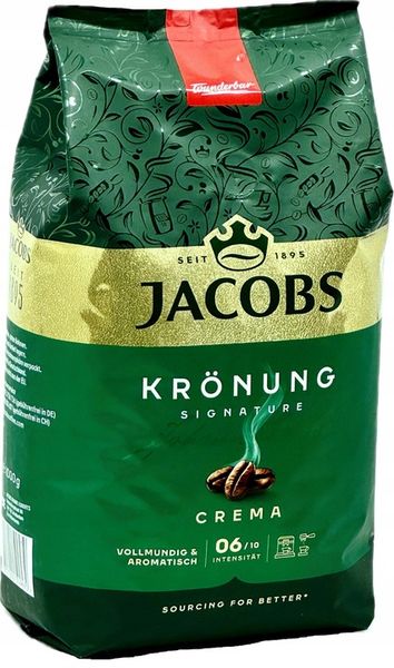 Kawa ziarnista JACOBS KRONUNG CREMA 1kg -IMPORT zdjęcie 1