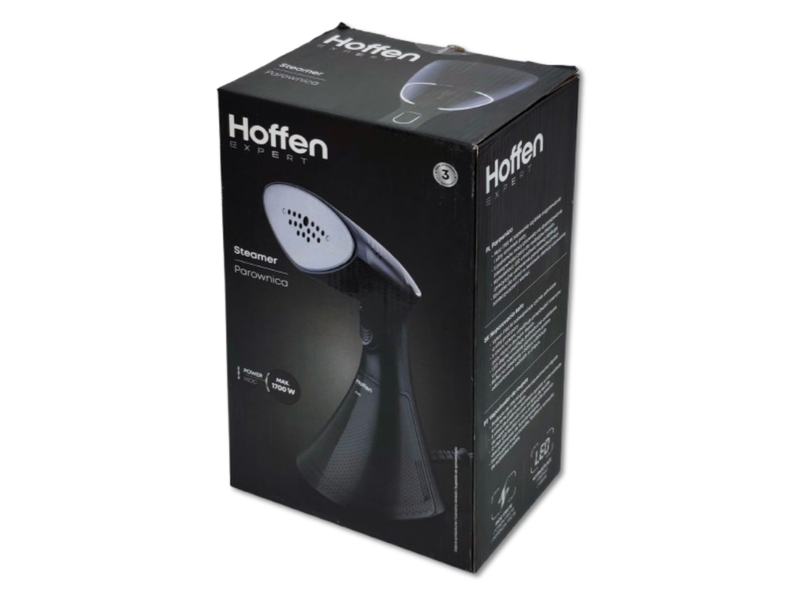 Parownica do ubrań Hoffen - 1700W - Czarna zdjęcie 12