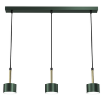 LAMPA WISZĄCA ARENA GREEN/GOLD 3XGX53