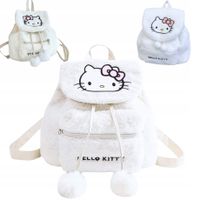 2 x Plecak Pluszowy Kuromi Hello Kitty PLUSZ PLECACZEK TORBA DZIECI MŁODZIE