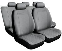 Pokrowce z alcantary na fotele samochodowe PRESTIGE Szare do FORD EDGE