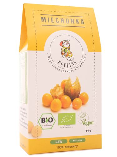 Miechunka suszona BIO - Puffins - 50g na Arena.pl