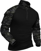 Bluza Taktyczna Męska Wojskowa Bojowa Airsoft Paintball Flecktarn S