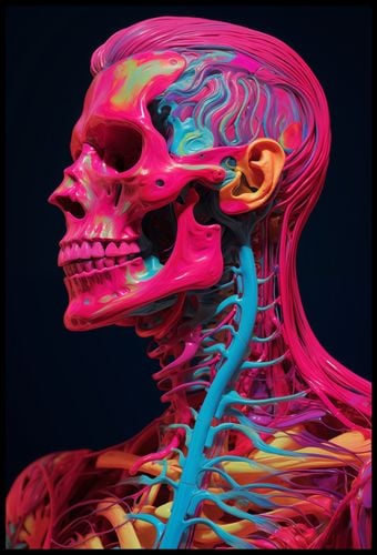 Plakat 61x90,5cm Anatomia Koloru na Arena.pl