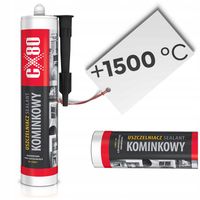 Wysokotemperaturowy uszczelniacz - CX 80 uszczelniacz kominkowy 300ml