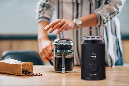 Elektryczny młynek do kawy MK90C beano Eldom czarny matowy 60g na Arena.pl