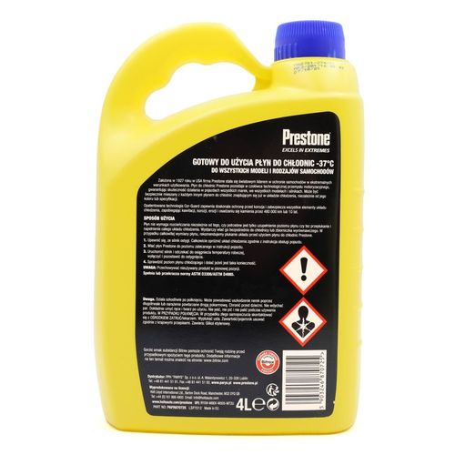 PRESTONE PLYN DO CHLODNIC PRESTONE 4L -37C na Arena.pl