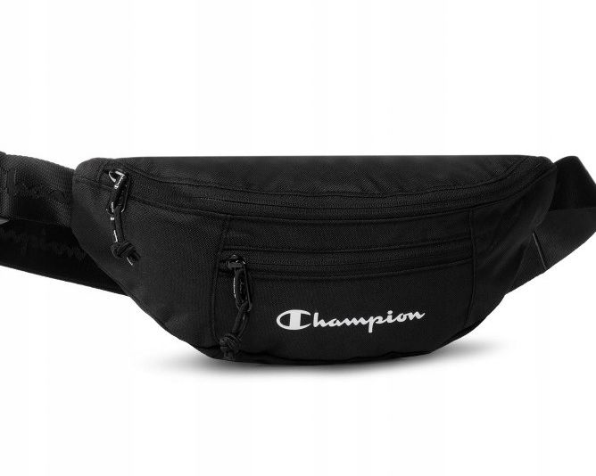 Nerka biodrowa Champion logo czarna zdjęcie 1