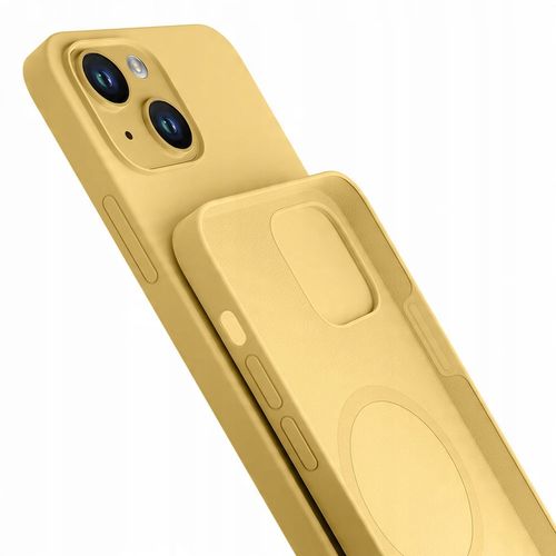 Etui na Apple iPhone 15 - 3mk HARDY Silicone MagCase Yellow na Arena.pl
