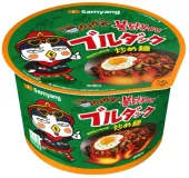 Ramyun Buldak o smaku ostrego kurczaka Jjajang, duża micha 105g - Samyang Japan