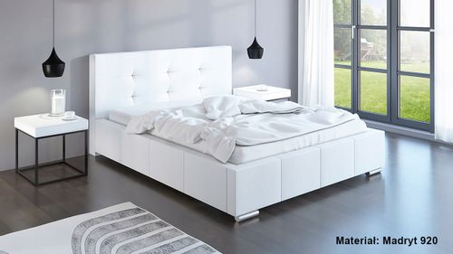 Tapicerowane łóżko B5 120x200 stelaż pojemnik HIT na Arena.pl