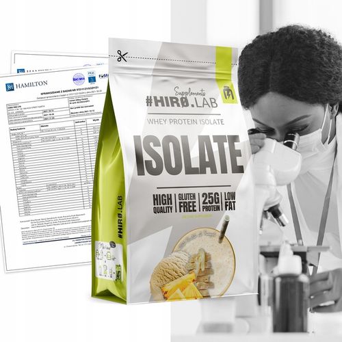 Izolat Białka BIAŁKO 700 g WPI ISO Whey Protein Isolate Ananas Hiro na Arena.pl