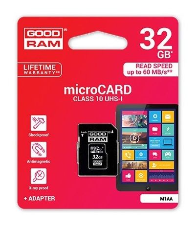 32Gb Karta Microsd Goodram Micro Class 10 Sdhc +Ad zdjęcie 1