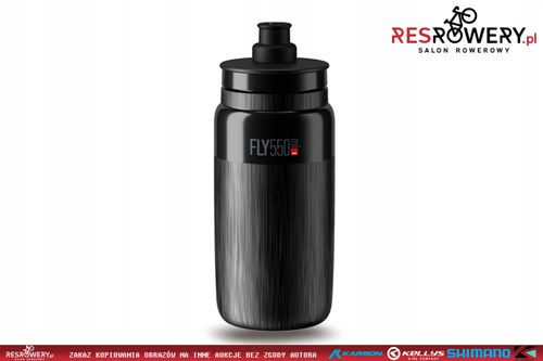 BIDON ROWEROWY ELITE FLY TEX 550ml black/grey na Arena.pl