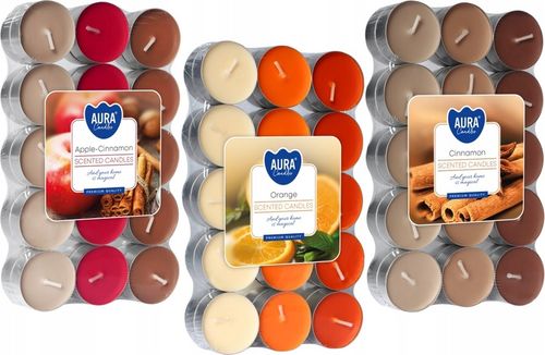 TEALIGHTY zapachowe PODGRZEWACZE świeczki TEALIGHT BISPOL 4H 90 SZTUK na Arena.pl