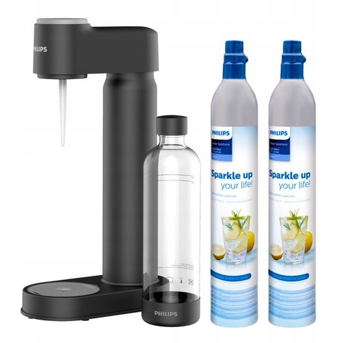 Saturator do gazowania wody PHILIPS ADD4901BK gazowanie wody, 2 butle CO2 na Arena.pl