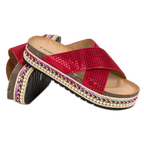 Klapki ethnic print r.40 na Arena.pl