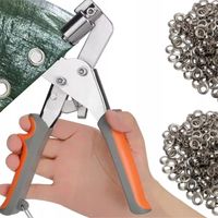 Napownica Oczkarka Ręczna do banerów plandek zasłon + 100 oczek