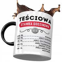 Kubek Czarny Dla Teściowej Teściuni Na Prezent Z Nadrukiem Ze Zdjęciem