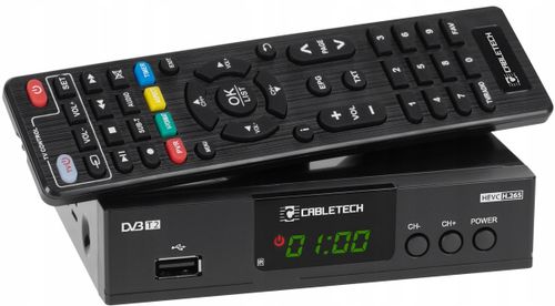 Tuner Dekoder Tv Dvb-T2 H.265 Hevc Usb Cabletech Urz0338A na Arena.pl
