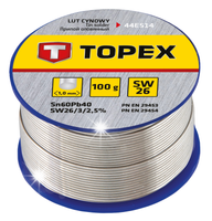 TOPEX LUT CYNOWY 60% SN DRUT 1.0MM 100G TOPNIK SPOIWO LUTOWNICZE 44E514