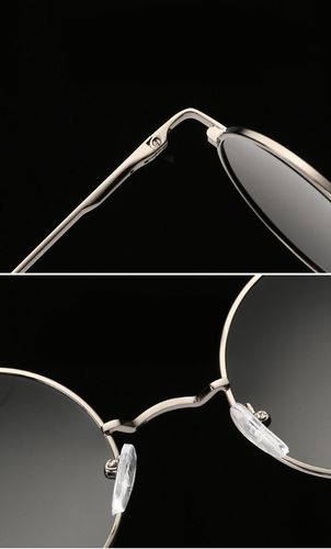 SREBRNE LENONKI OKRĄGŁE Okulary PRZECIWSŁONECZNE na Arena.pl