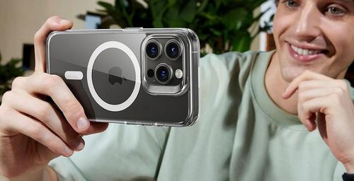 Etui Do iPhone 15 PRO MAX +Szkło 9H WZMACNIANE 360° do MAGSAFE CLEAR CASE na Arena.pl