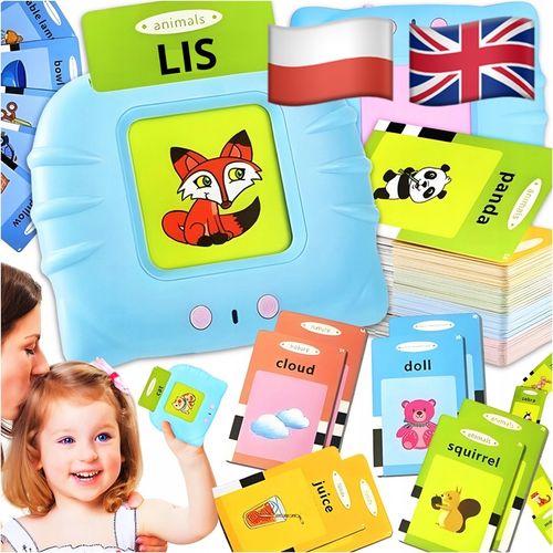 CZYTNIK KART DO NAUKI SŁÓWEK POLSKI I ANGIELSKI 448 SŁÓW TRZY TRYBY JĘZYKÓW na Arena.pl