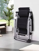 Leżak Fotel Ogrodowy Grawitacyjny Plażowy Krzesło Kempingowe Uchwyt Napoje