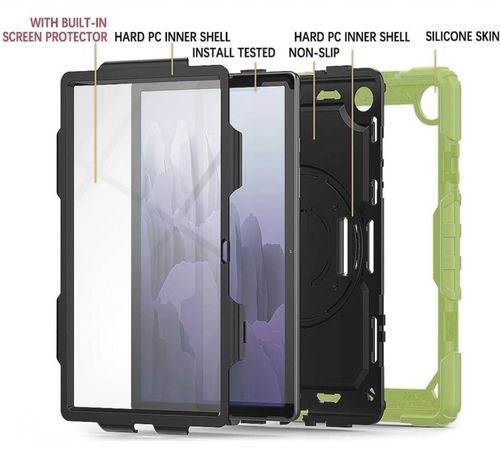 Etui do Samsung Galxy A8 10.5" z Podstawką i Paskiem na Ramię Zielony na Arena.pl