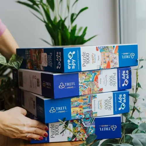 Puzzle 1000 elementów Eye-Spy Imaginary Cities Amsterdam The Netherlands na Arena.pl