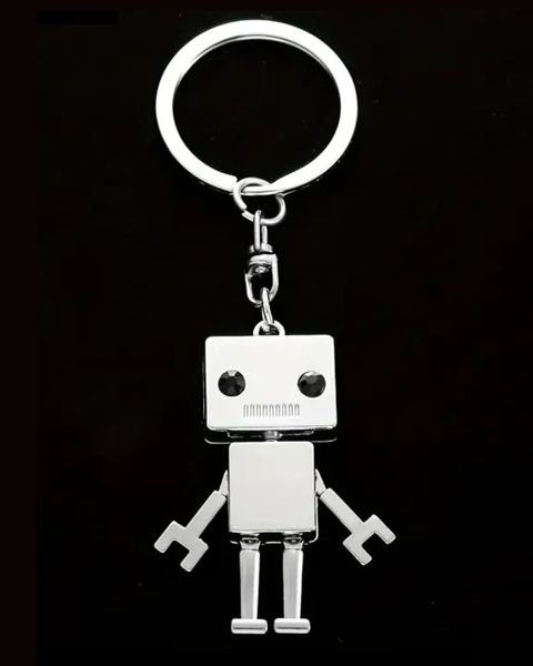 Breloczek Sztuczna Inteligencja Robocik Android Mech Cyborg Humanoid Robot zdjęcie 8