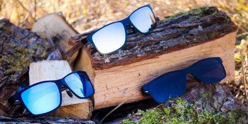 OKULARY PRZECIWSŁONECZNE męskie POLARYZACYJNE drewniane NERDY UV400 + na Arena.pl