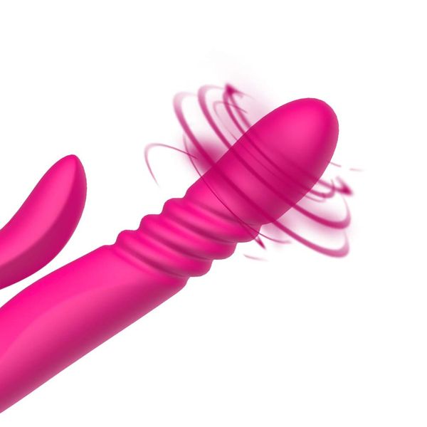 Deluxe Twirling Vibrating Thruster RED zdjęcie 10
