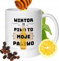 Kubek Dla Wiktora Kolegi Przyjaciela Męża Z Nadrukiem Prezent Biały 330Ml