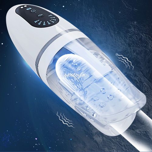 Masturbator Sex Maszyna Dla Mężczyzn, Ruchome Usta Z Wibratorem na Arena.pl