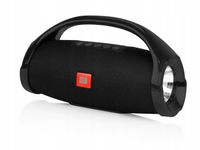 MOCNY GŁOŚNIK BLUETOOTH USB SD RADIO PRZENOŚNY BEZPRZEWODOWY UCHWYT LATARKA
