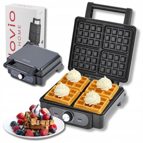 GOFROWNICA XXL 4 DUŻE GOFRY MARMURKOWA POWŁOKA REGULACJA TEMPERATURY na Arena.pl