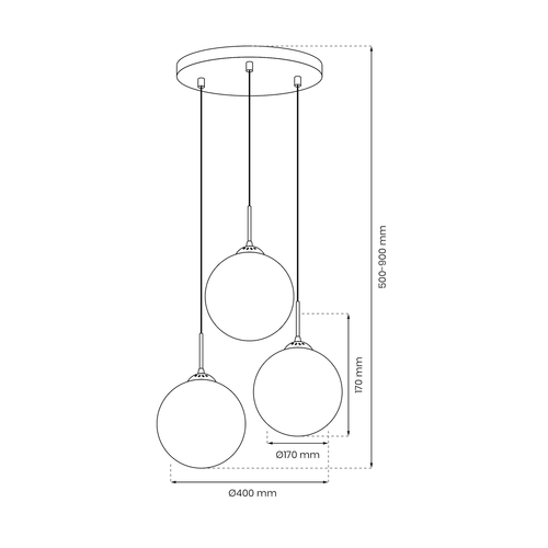 Lampa wisząca REFLEX 3xE14 na Arena.pl
