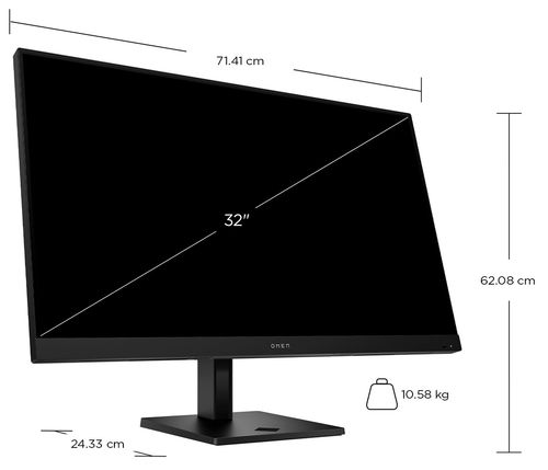 Monitor inteligentny HP OMEN 32x 4K Gaming UltraHD IPS 144Hz HDR 31.5 cali 3840x2160 Google TV HDMI DisplayPort USB-C 99Z68AS na Arena.pl